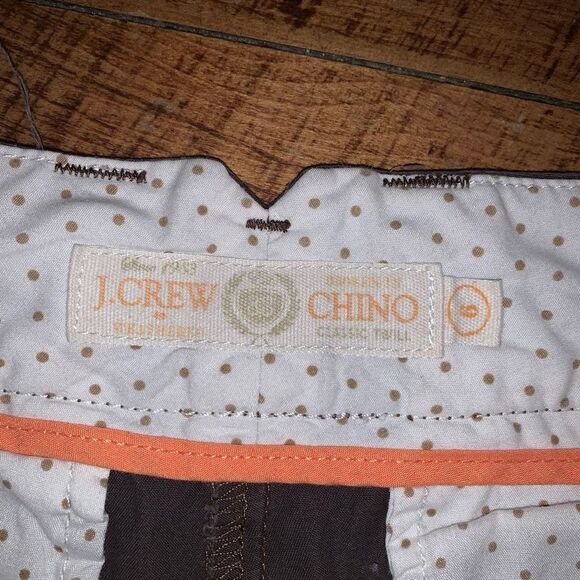 J Crew brown flat front chino size 6 preppy vacationcore shorts - Picture 2 of 3
